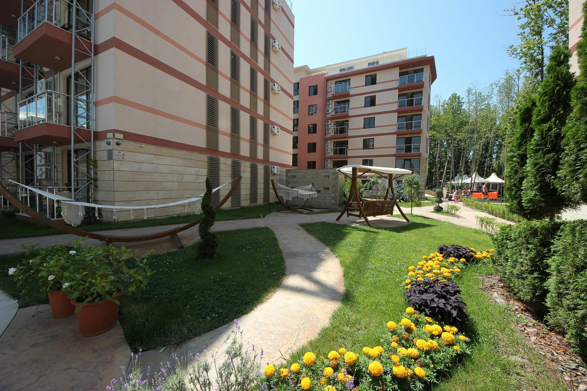Menada Tarsis Apartments Sunny Beach Exterior foto